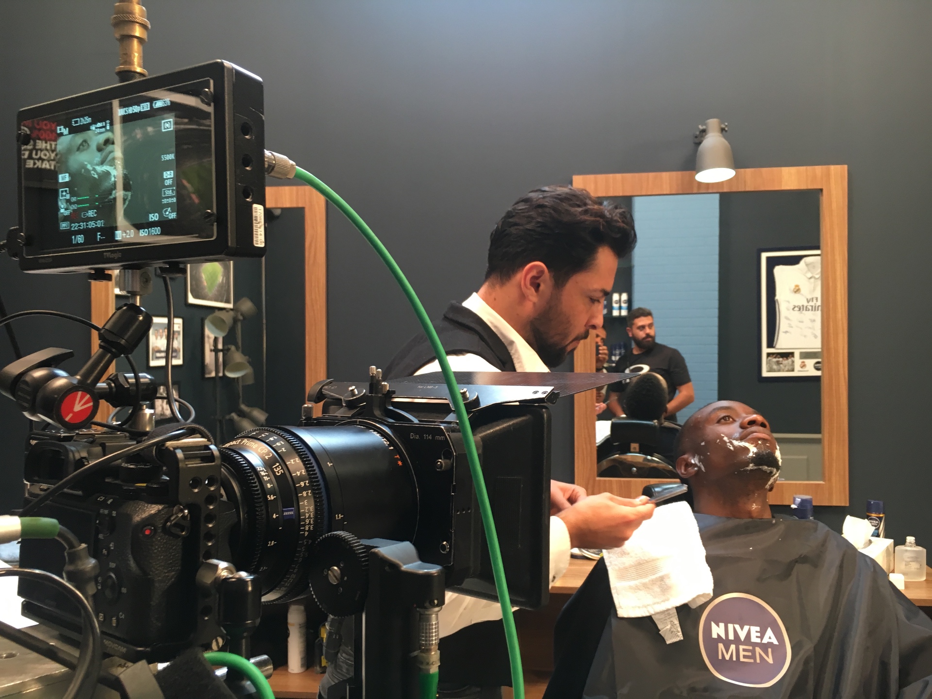 Fetron Style salon — NIVEA Men campaign shoot